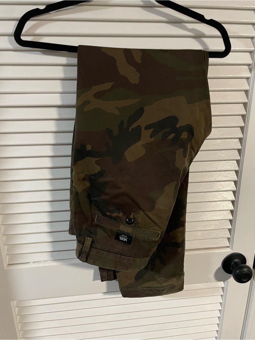 Men's Vans Camo Chino - Olive Camo